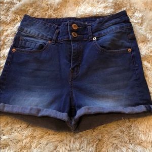 High waisted shorts
